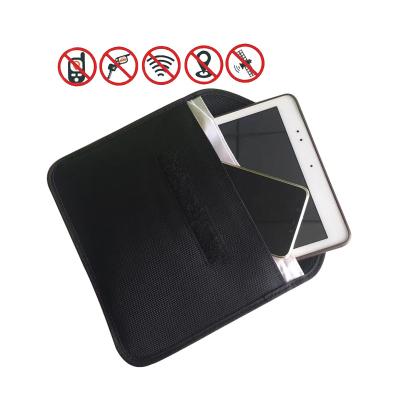 China Faraday Pocket Blocker iPad Mini Signal Protection Bag Anti Radiation Signal Shockproof 5g FOB Security RFID GPS Shielding Bag for sale