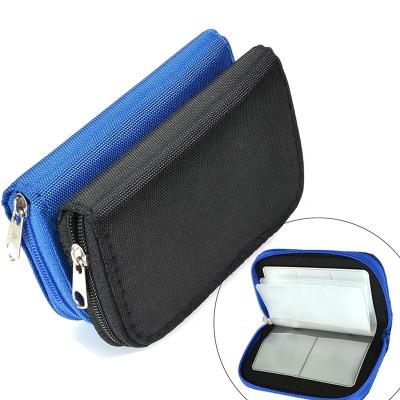 China NATIONAL New Arrivals Portable Memory Card Carrying Case 8 Pages 22 Slots For SD TF CF Memory Card Cover for sale