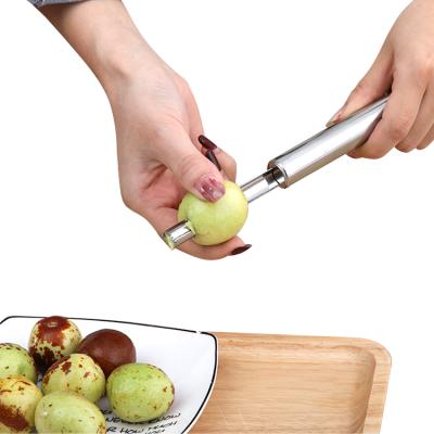 China Household Viable Hollow Hollow Fruit Punch Apple Punch Stainless Steel Selling Hollow Puncher for sale