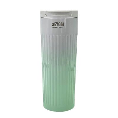 China New Design Sustainable Gradient Color Double Wall Stainless Steel Thermal Water Bottle For Winter for sale