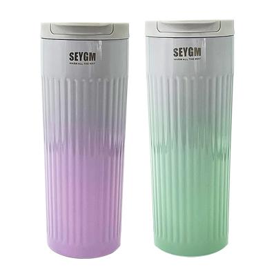 China 500ml Sustainable Double Wall Drinking Vacuum Insulated Stainless Steel Water Bottles for sale