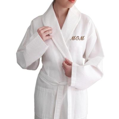 China Customized Large Home Textiles Cotton Waffle Bathrobe Unisex Turkish Men QUICK DRY for sale