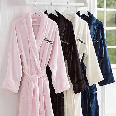 China Shawl QUICK DRY Quick Dry Collar Egyptian Cotton Fleece Adult Women Bathrobe for sale