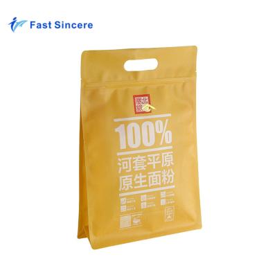 China Barrier Plastic 10Kg Corn Flour Kraft Kraft Paper Bag for sale