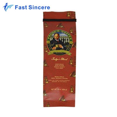 China Wholesale Private Label Custom Printing Resealable Small Side Gusset Packaging Coffee Bag Moisture Proof Bag for sale