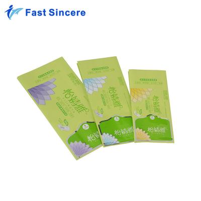 China Foil Moisture Proof Biodegradable Resealable Sanitary Napkin Bags Import From China for sale