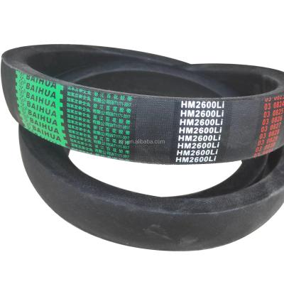 China S.M. HI HK 2HB 3HC 5V/3L 8V/6L HM3670 agricultural machinery v belt for sale