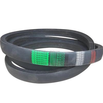 China S.M. HI HK 2HB 3HC 5V/3L 8V/6L HM3670 agricultural machinery v belt for sale