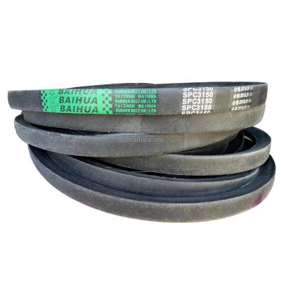 China baihua V BELT for various industrial agricultural machinery SPC3150 for sale