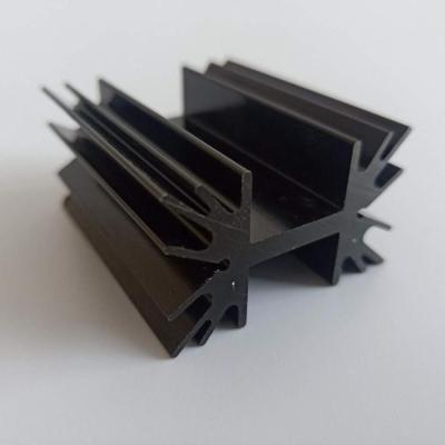 China Anodized black/Customized color aluminium heat sink/ zu verkaufen