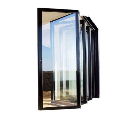 China Energy Saving Aluminum Folding Doors High Temperature Resist zu verkaufen