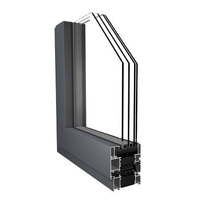 China 97P Series thermal break system aluminum windows zu verkaufen