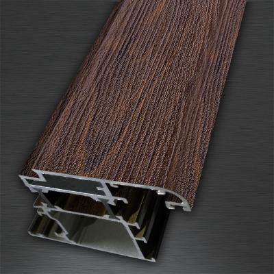 China Wood transfer Aluminum profiles for outdoor products for sale