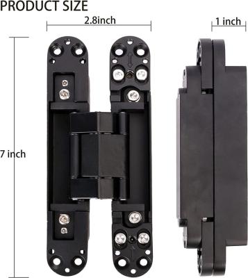 China 180 Degree Hinge 3D Hinges 80kg Heavy Duty Wooden Door Hignes 3D Adjustable Hidden Door Cahinge From China Manufacturer for sale