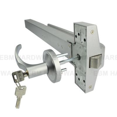 China Zinc alloy zinc alloy trim lock with keys cylinder /panic push bar lock for fire door exit device for sale