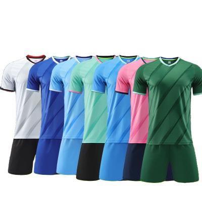 China Sets Personalized Logo Men Football Uniforms Kids Adult Sublimation Soccer Jerseys Suit Sports Training Wear for sale