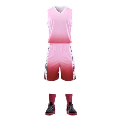 China Anti-Bacterial China Manufacturer Logo Uniforms Custom Design Basketball Jerseys Set for sale