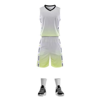 China Anti-Bacterial Cheap Price Hot Sale Logo Uniforms Sublimation Printed Basketball Jersey for sale