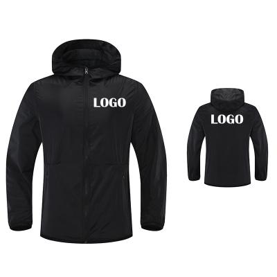 China Breathable Blank Custom Logo Wind Breaker Outdoor Jacket Waterproof Plus Size Windbreaker Jackets For Men for sale