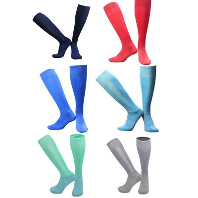 China Breathable High Quality long soccer socks for men and kids sport knee high socks for sale