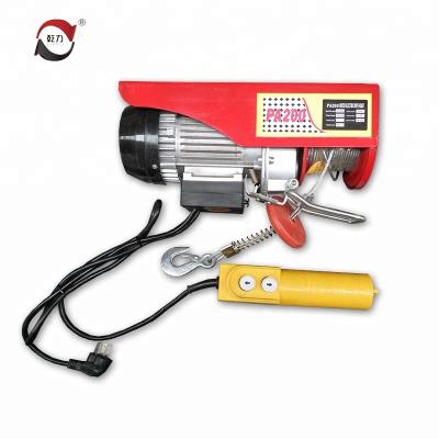 China Construction Hoist Small Building Tools 230v Electric Hoist Wire Rope Hoist 100kg for sale