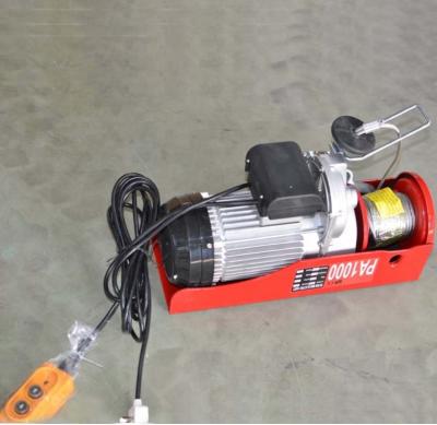 China Mini PA1000 Light Wire Rope Hoist Mini Electric Hoist 1000kg for sale