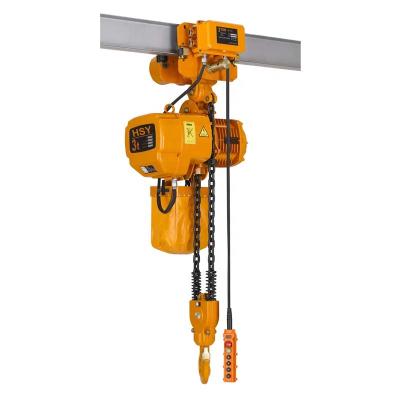 China Construction Hoist HSY 2 Ton Electric Chain Hoist Cheap Electric Hoist for sale