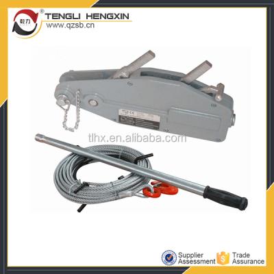 China Factor Cable Ratchet Lever Hoists, Hand Pull Rope Hoist Winch for sale