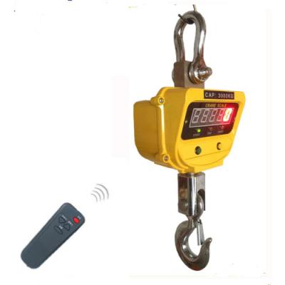 China 3000kg OCS Digital Hanging Scale Crane Scale 3 Ton 3ton for sale