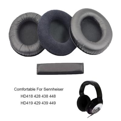 China HD418 HD428 HD438 HD448 Headband Headphone Earphone Replacement Ear Pads Cushion Earpads Headband Foam Cover for sale