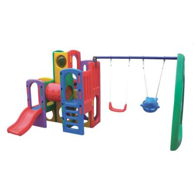 China High Quality HDPE Leisure Time Adventure Clubhouse Swing Set for sale