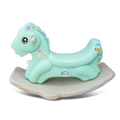 China China New Design Factory Price Toys Wholesale High Quality Funny Non-toxic Easy Household Plastic Assembly Rocking Horse For Sale for sale