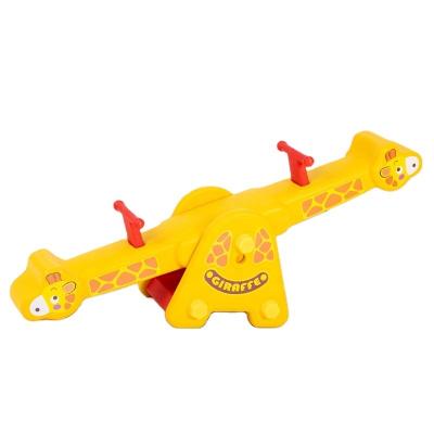 China Factory Price Plastic Seat Double Rocker Airplane Rocker Seats High Quality Unique Plastic Durable Rocker Design Anti-collision Cute Children for sale