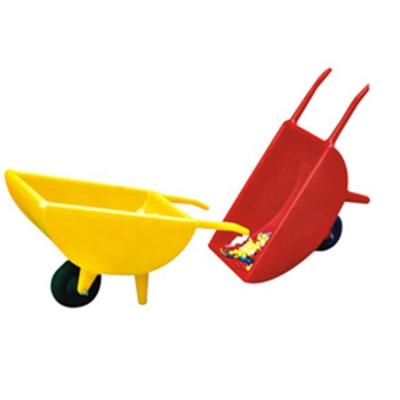 China HDPE Factory Price Best Quality Goods Outdoor Playground Children Balance Training Toys Mini Colorful Kids Plastic Wheelbarrow for sale