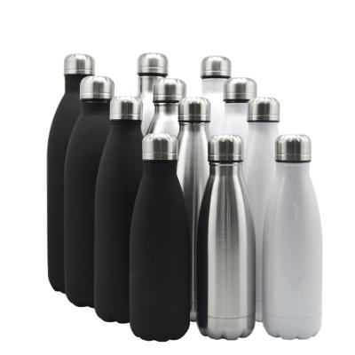 China 500ml Metal Sport Stainless Steel Vacuum Flask Viable Drinking Water Bottle for sale