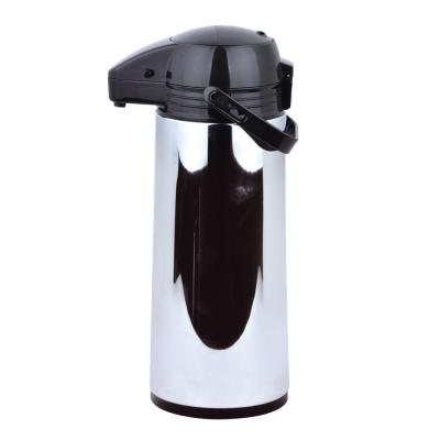 China 1.9L PORTABLE Body Termos Liner Vacuum Glass Airpot SS Pump Coffee Pot for sale