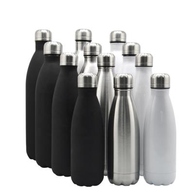 China Stainless Steel Water Bottle 500ml 750ml Thermos Cola Shape Vacuun Flask Viable Water Bottle for sale