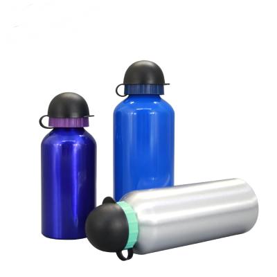 China Sustainable 300ml Double Wall Aluminum Sport Water Bottle Plastic Lid for sale