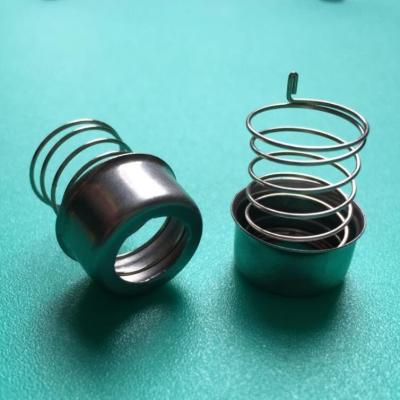 China Coil Contact Damper Spring With Metal Plate For Household Appliances for sale