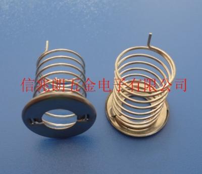 China Coil Contact Damper Spring With Metal Plate For Household Appliances for sale