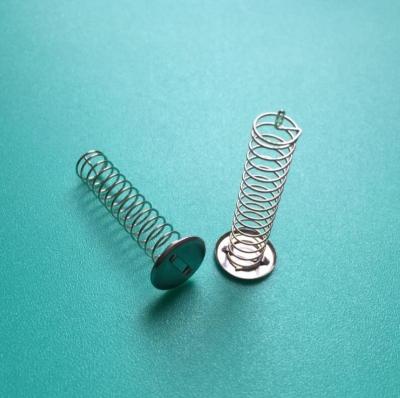 China Coil Contact Damper Spring With Metal Plate For Household Appliances for sale