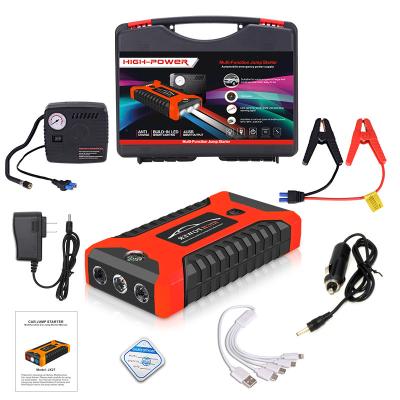 China Jump Start Vehicles 99800mah Power Bank Vehicle Booster Starting Device Emergency Tool Portable Car Battery Jump Starter 12v Car Jump Starter for sale