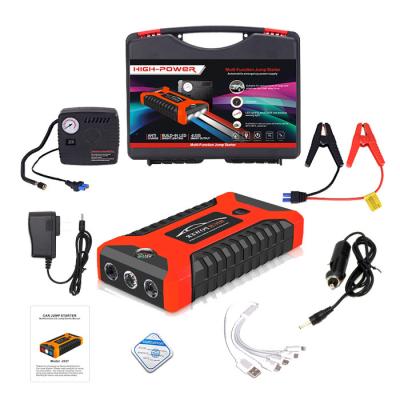 China Portable Jump Starter Vehicle Tools 20000mah Battery Power Bank Vehicle Booster Car Jump Starter For Car for sale