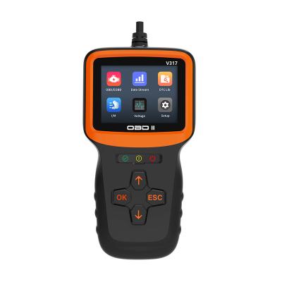 China Variety of Models Car Diagnostic Tool Interface Scanner Car Fault Detector Car Diagnostic Tool Code Reading ELM327 V317 OBD 2 OBDII Card for sale