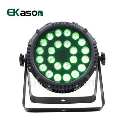 China Theme park 2022 300w waterproof 24pcs*12W 4 in 1 ip65 led par light DMX 512 RGB LED outdoor stage light in demonstration for sale