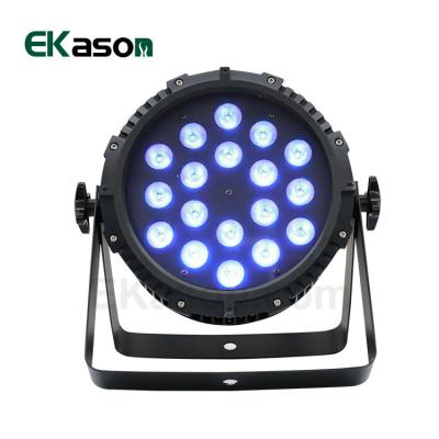 China New Design Theme Park Waterproof Stage Light 18x12W Led Par Light IP65 RGBW Full Color Lamp For Night Club Event for sale