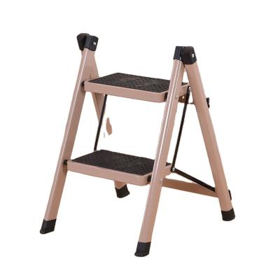 China Folding Ladders Two Step Steel Step Stool, 225 Pound Capacity, White for sale