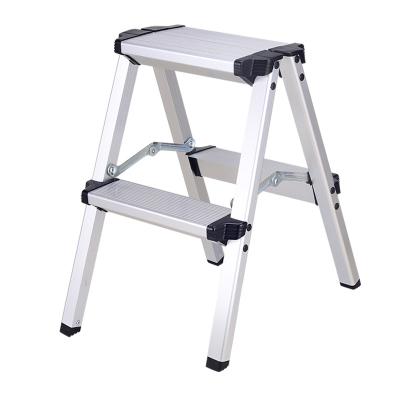 China Folding Ladders High Quality Aluminum Alloy Folding Double Sided Step Ladder for sale