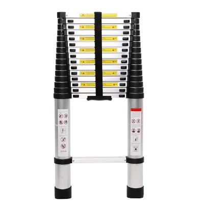 China Folding Ladders 3.8M/12.5FT Step Times Telescopic Extension Ladder for sale