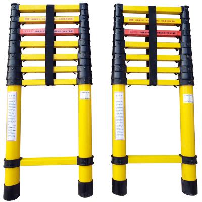 China Single Insulated Folding Ladders 2m / Telescopic Ladder For Outdoor Work for sale